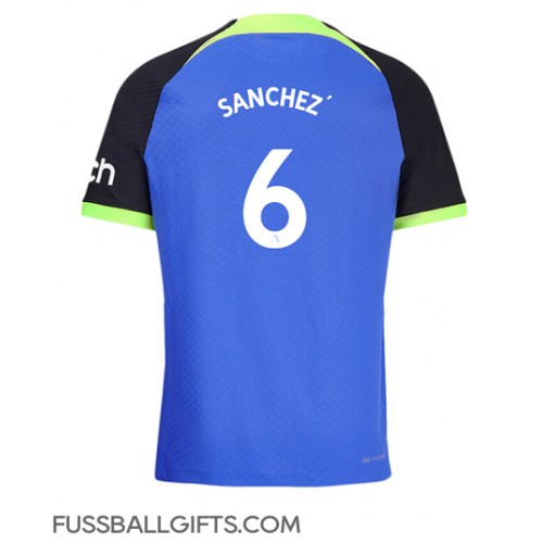 Tottenham Hotspur Davinson Sanchez #6 Fußballbekleidung Auswärtstrikot 2022-23 Kurzarm